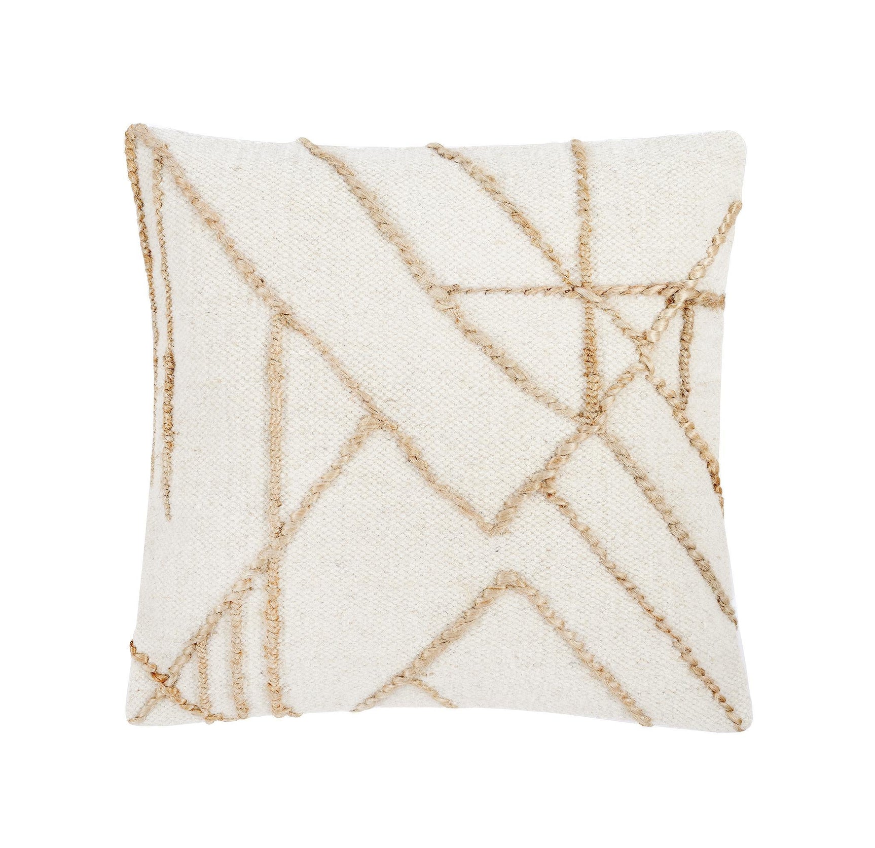 CP Sintra Ivory/Natural 22x22 Throw Pillow (Set of 2) - Ornate Home