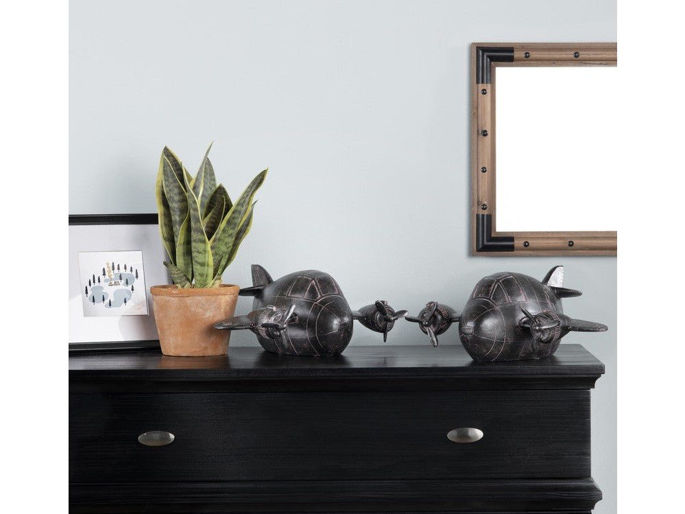 Airplane Grey Statue