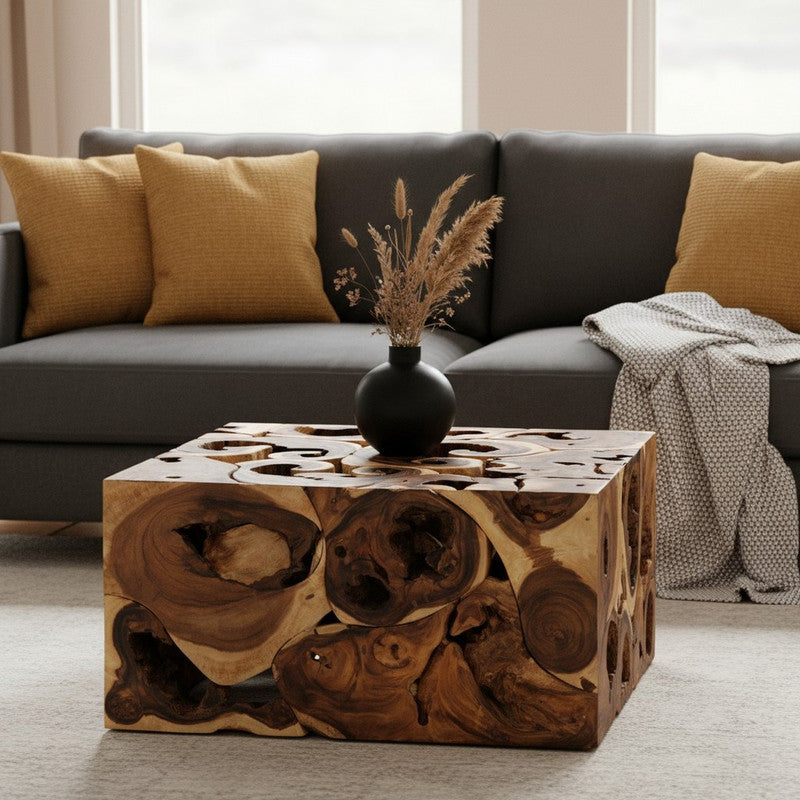 Borneo Brown Suar Cocktail Table