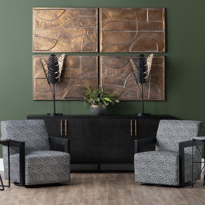 Ashford Black Four-Door Sideboard