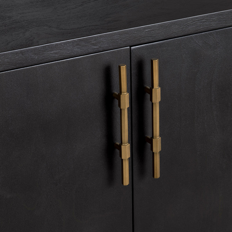 Ashford Black Four-Door Sideboard