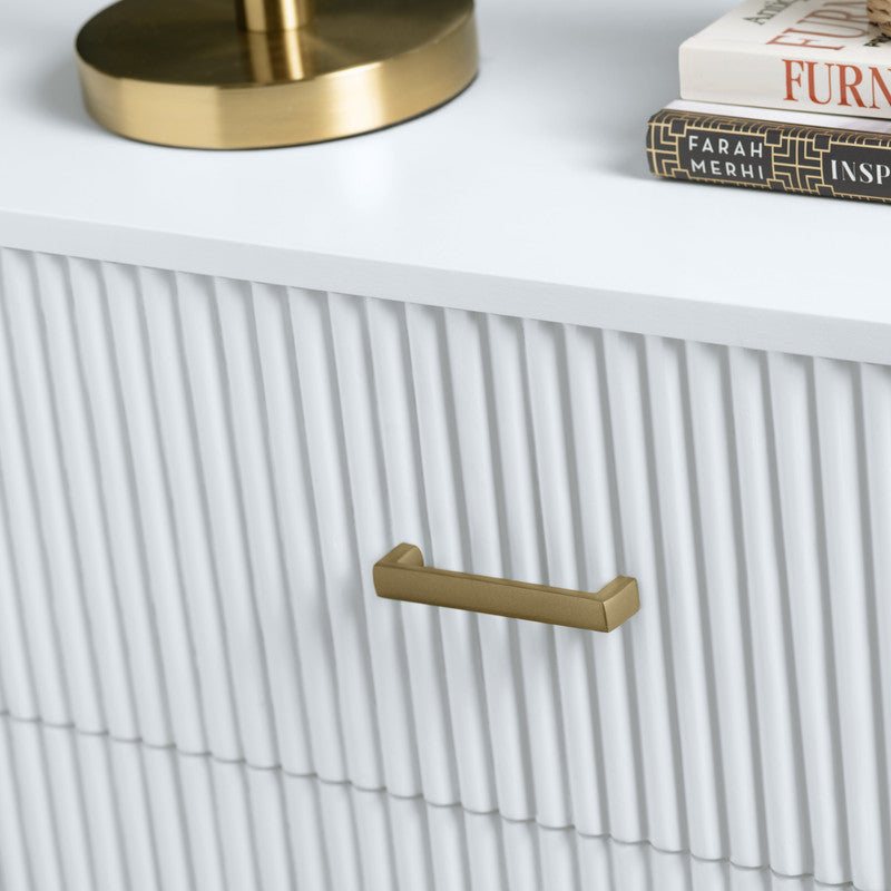 Astoria White Three-Drawer Chest