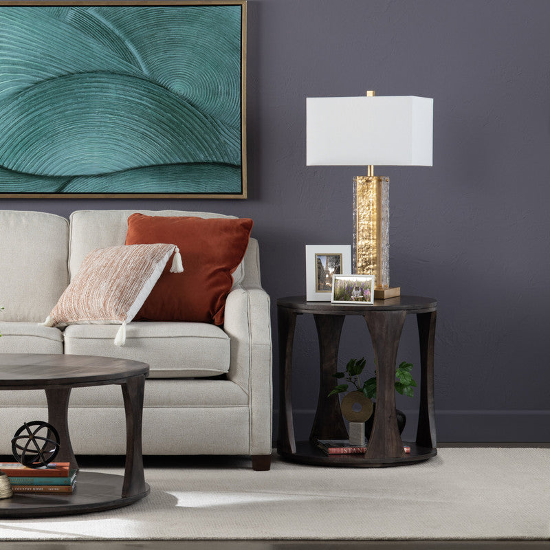 Bowtie Brown End Table