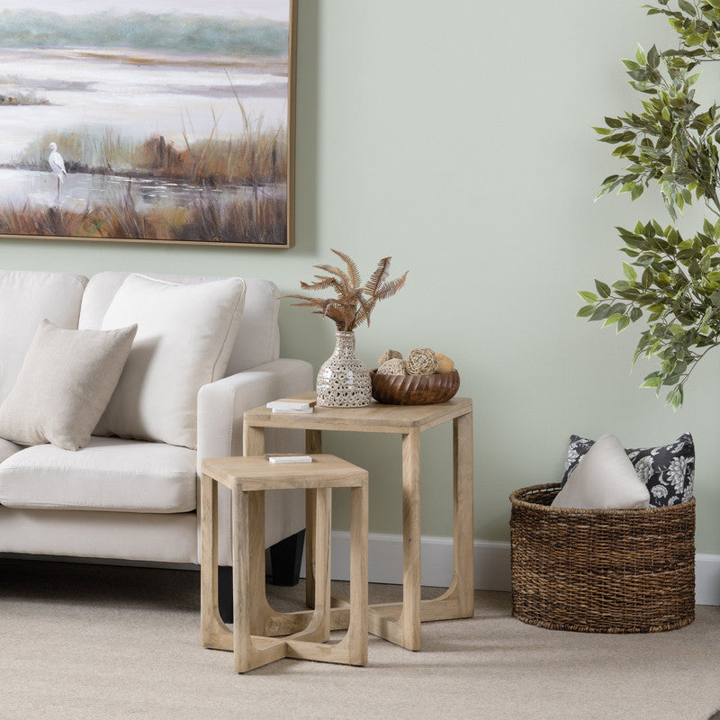 Braden Brown 2-Piece Accent Table Set