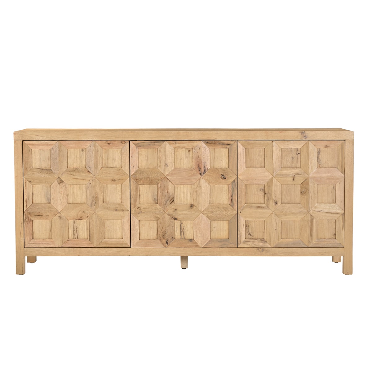 Huxley Tan Three-Door Sideboard