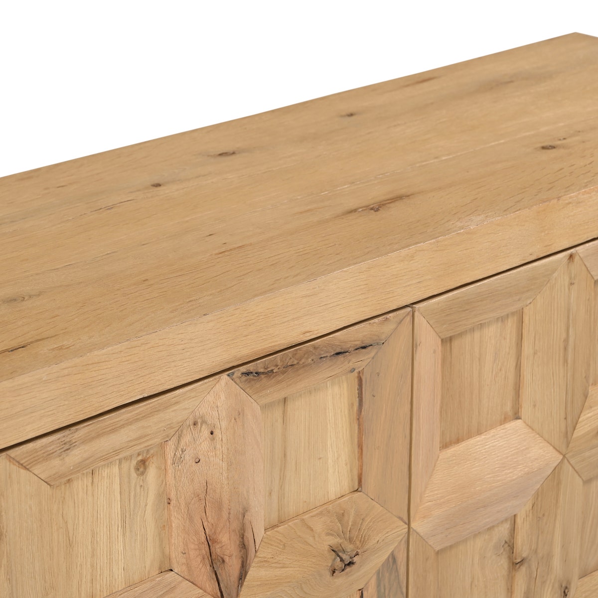 Huxley Tan Three-Door Sideboard