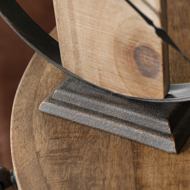 One More Minute Brown Table Clock