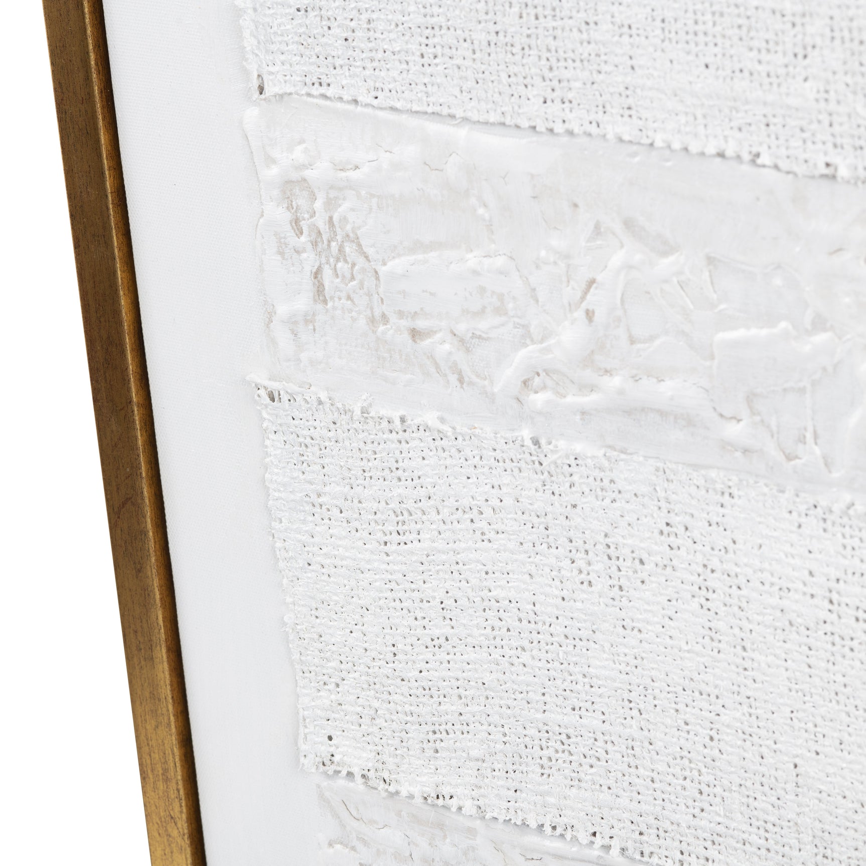 Emery White/Gold Canvas