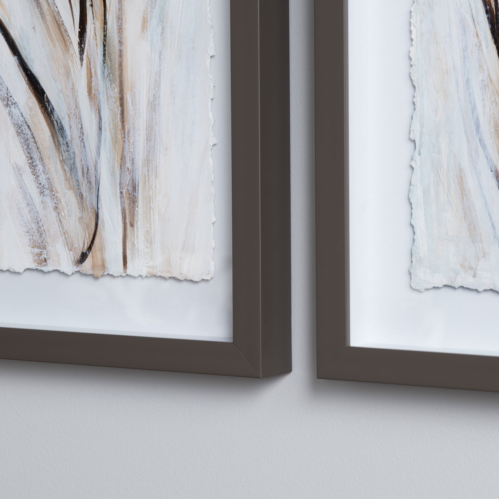 Whispful Thinking Brown/White Wall Art