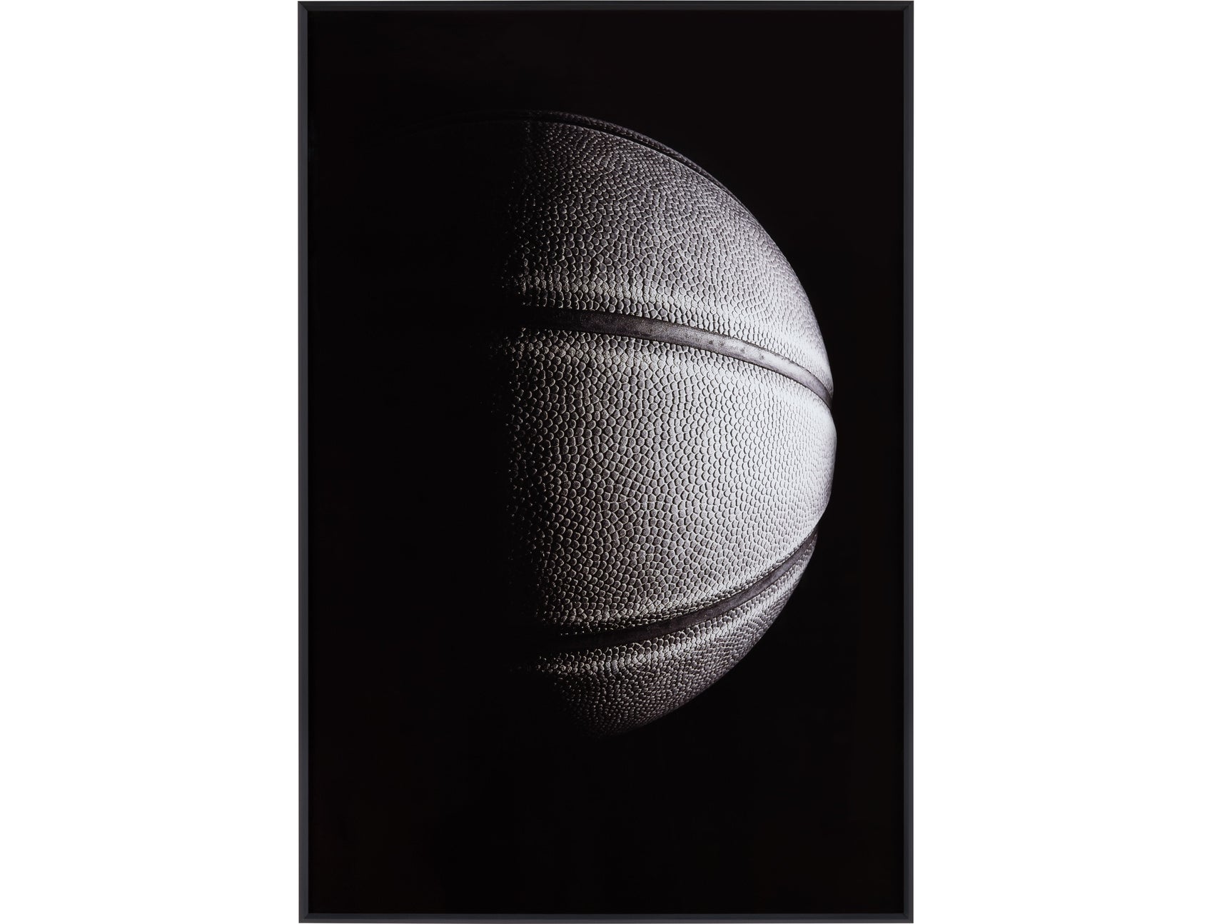 Double Dribble Black Wall Art