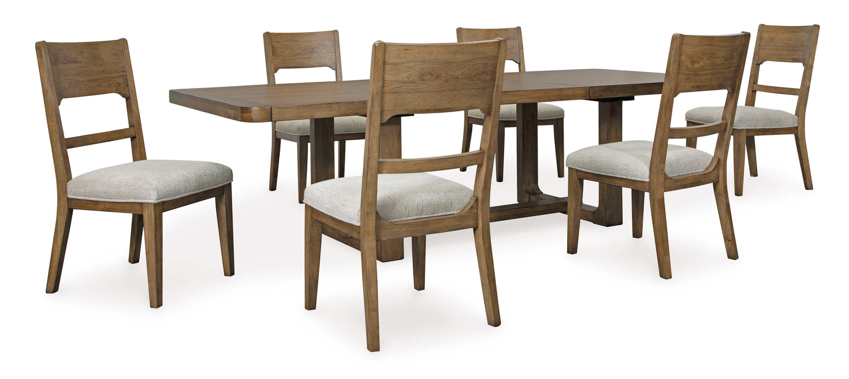 Cabalynn Light Brown Dining Room Set / 7pc (Online Special Price) - Ornate Home