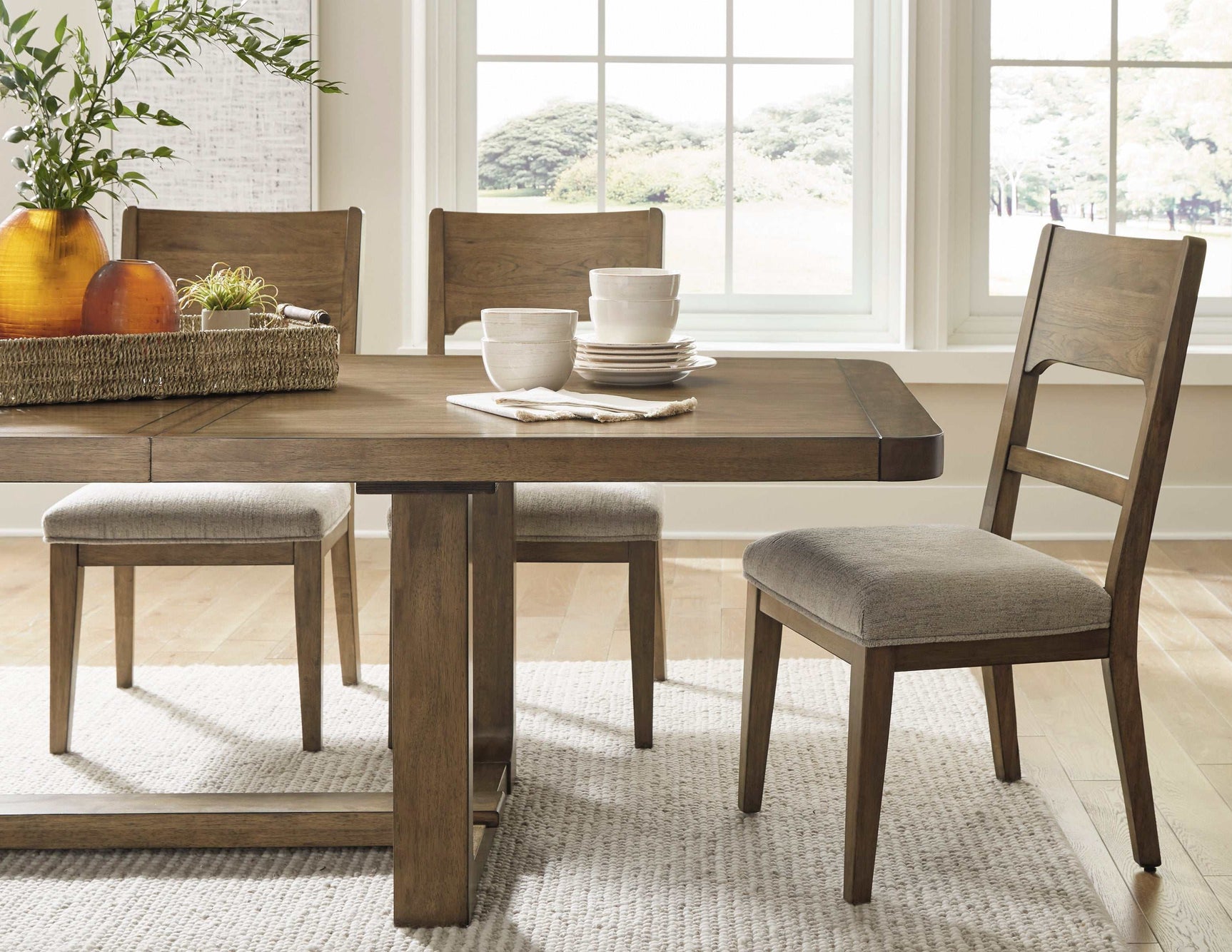 Cabalynn Light Brown Dining Room Set / 9pc (Online Special Price) - Ornate Home