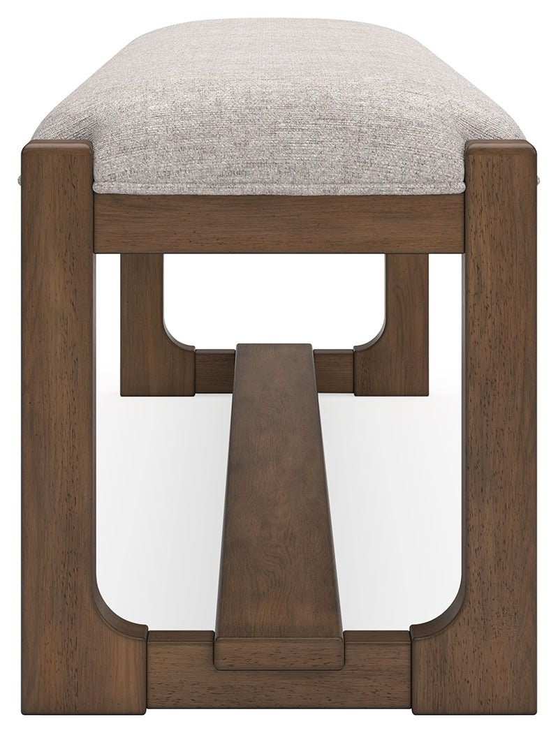 Cabalynn Light Brown Dining Table w/4 Chairs & Bench (Online Special Price) - Ornate Home