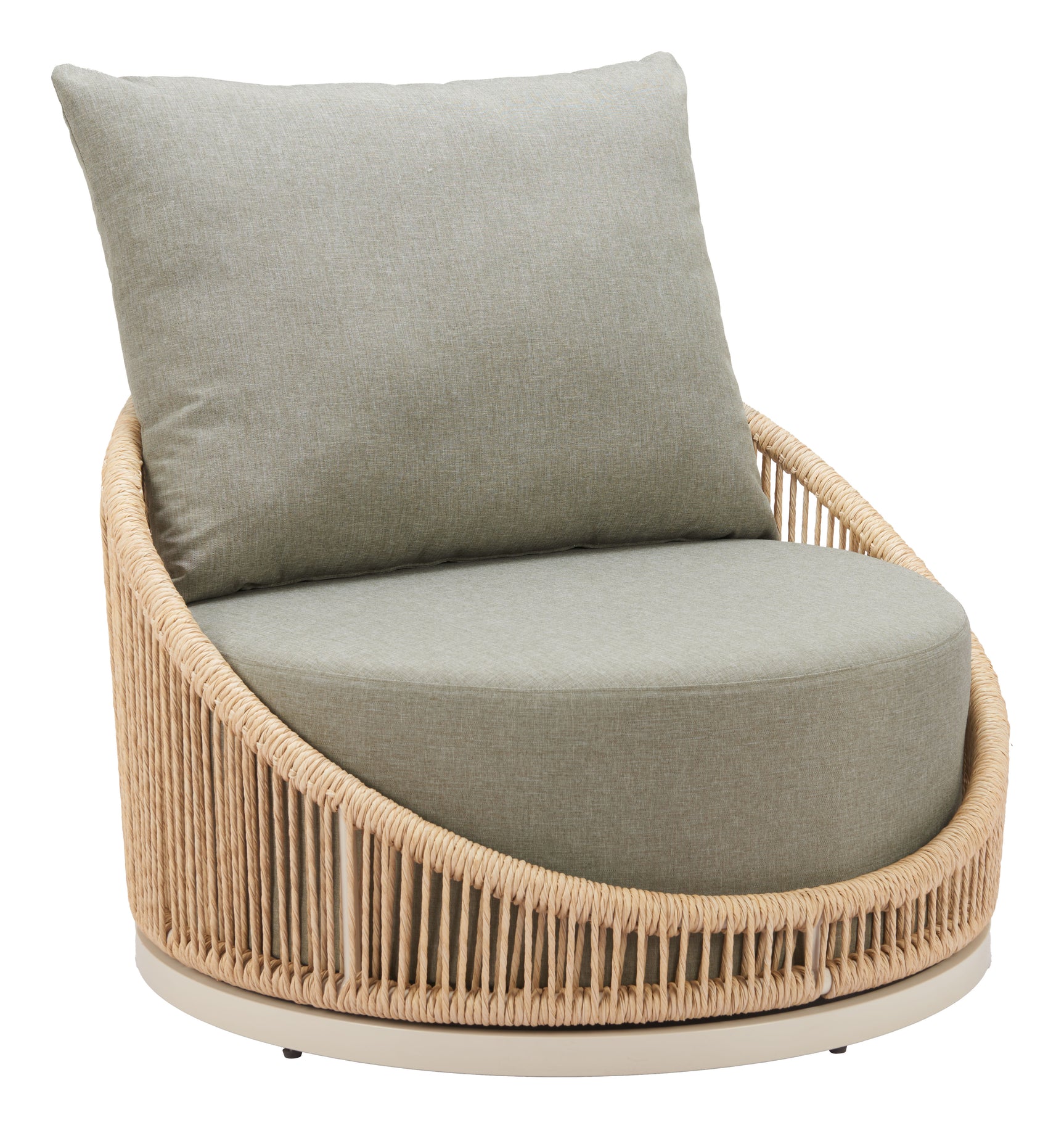 Cabana Multicolor Swivel Chair - Ornate Home