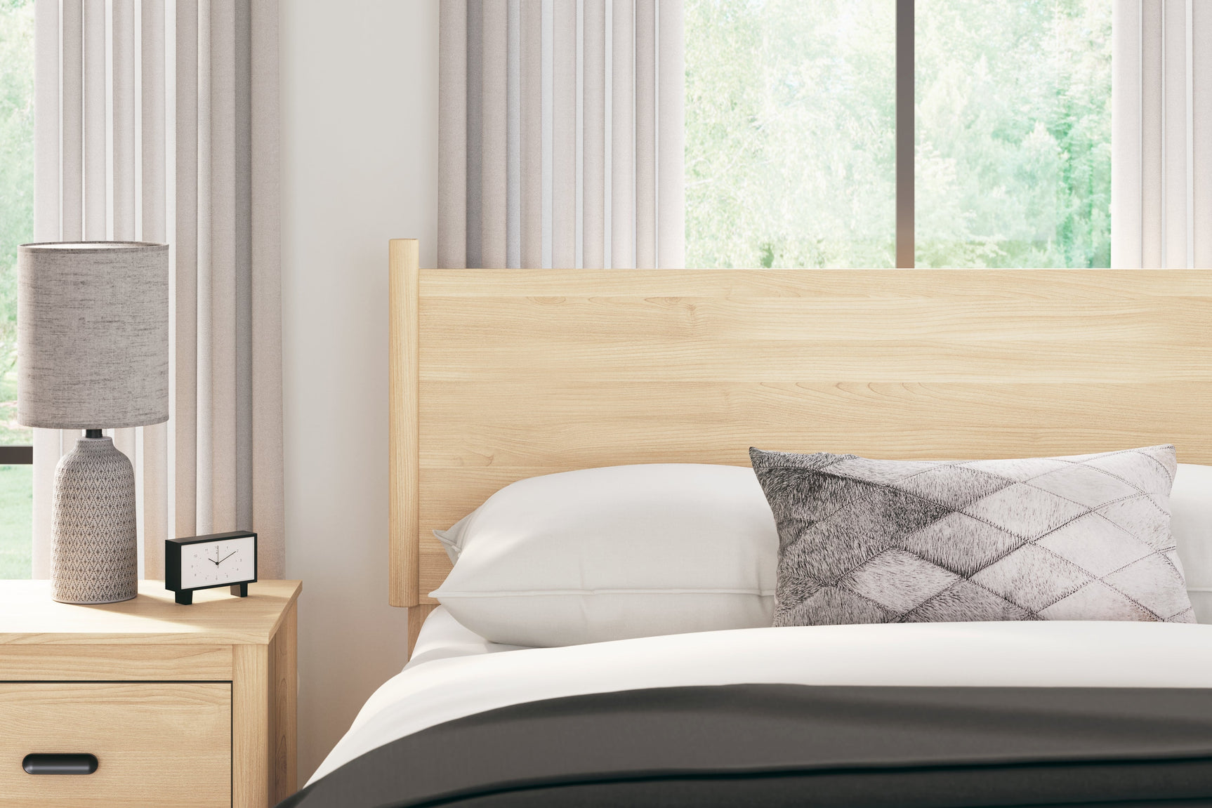 Cabinella Tan Full Panel Headboard (Online Special Price) - Ornate Home