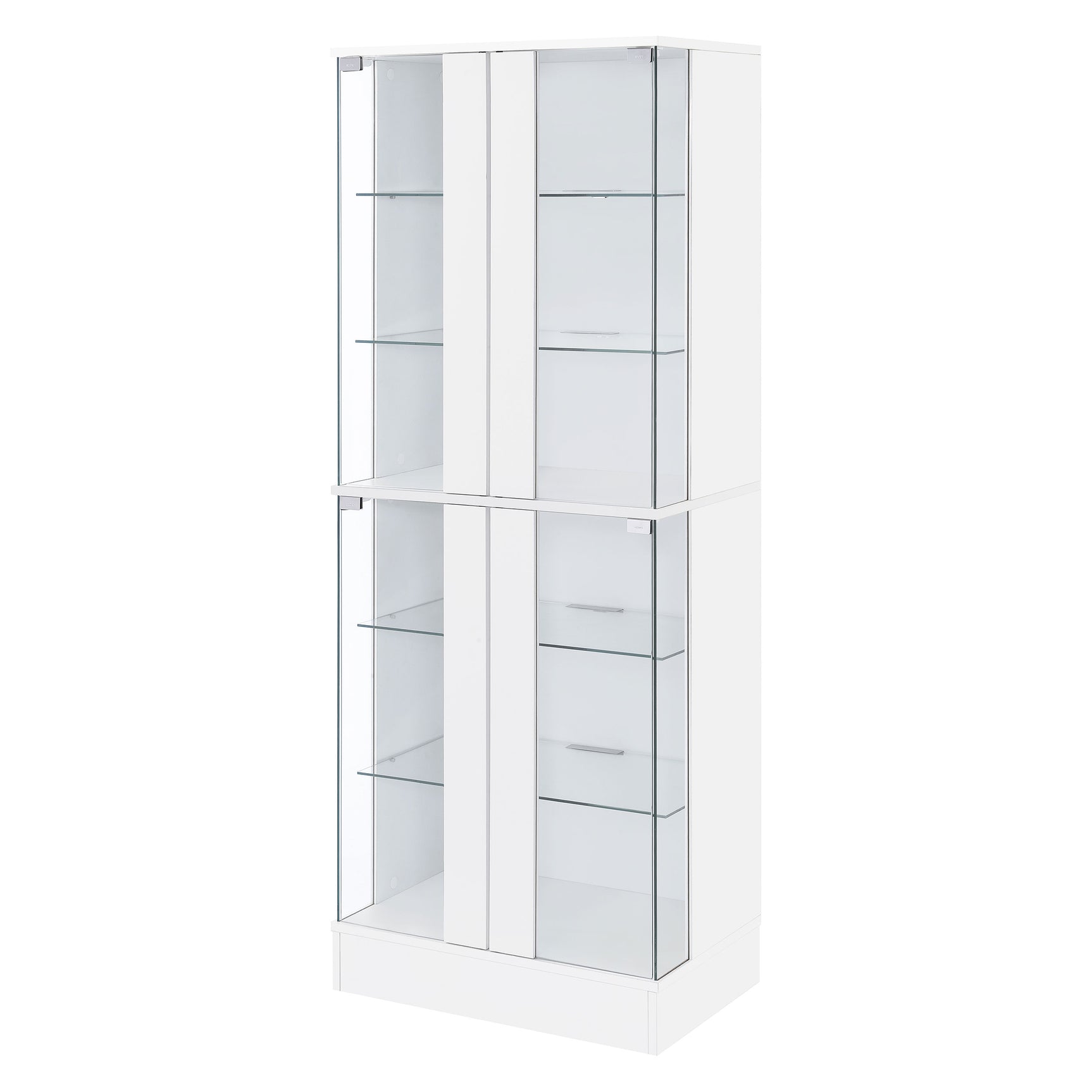 Cabra White High Gloss Curio Cabinet - Ornate Home
