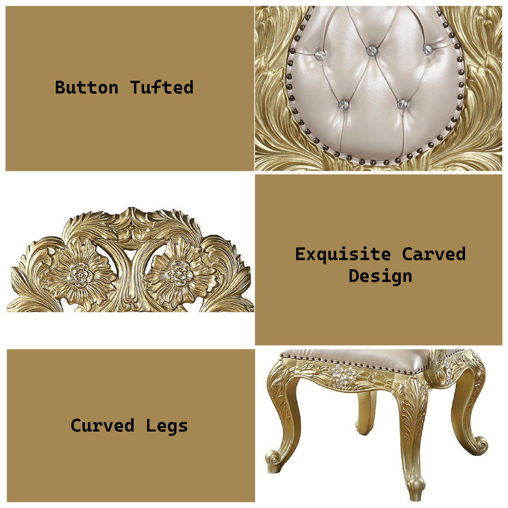 Cabriole Arm Chair (Set-2) - Ornate Home