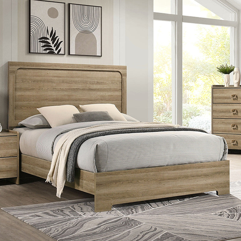Cadden Dusty Oak E.King Bed - Ornate Home