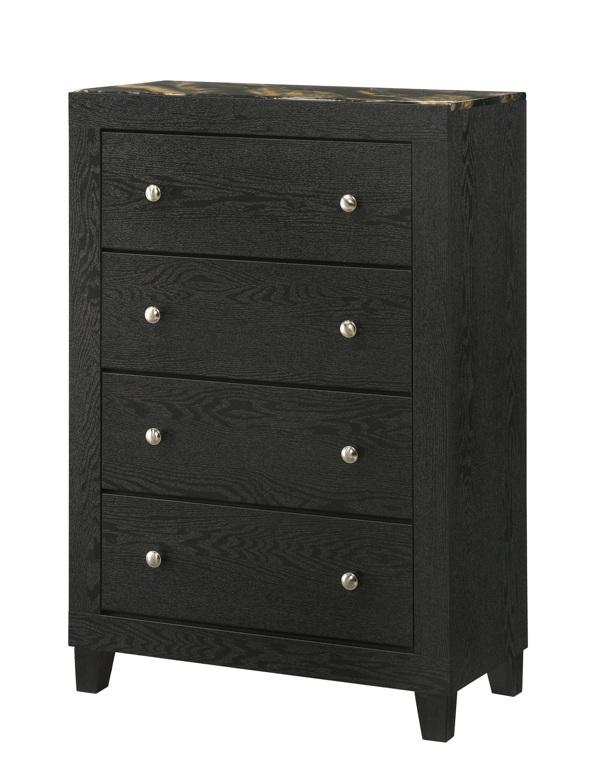 Cadence Black/Gold Bedroom Set - Ornate Home