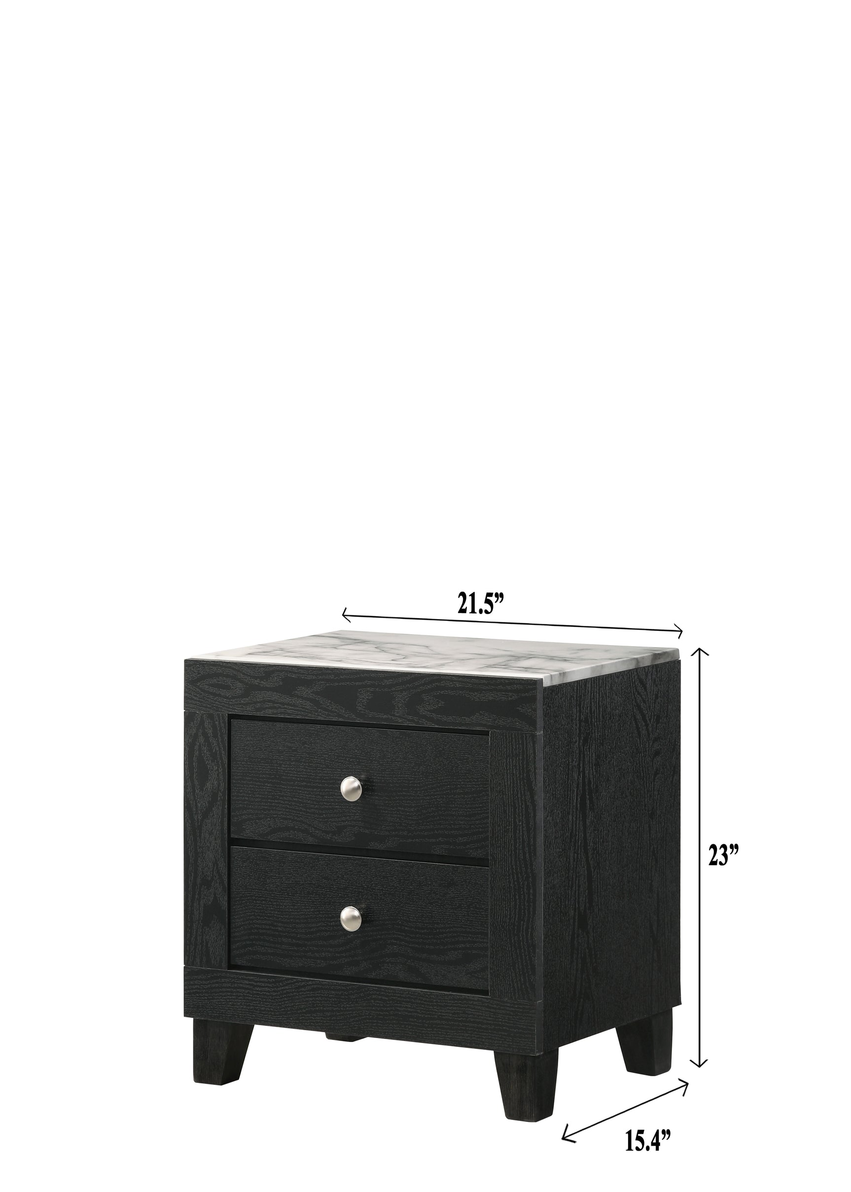 Cadence Black Panel Bedroom Set - Ornate Home