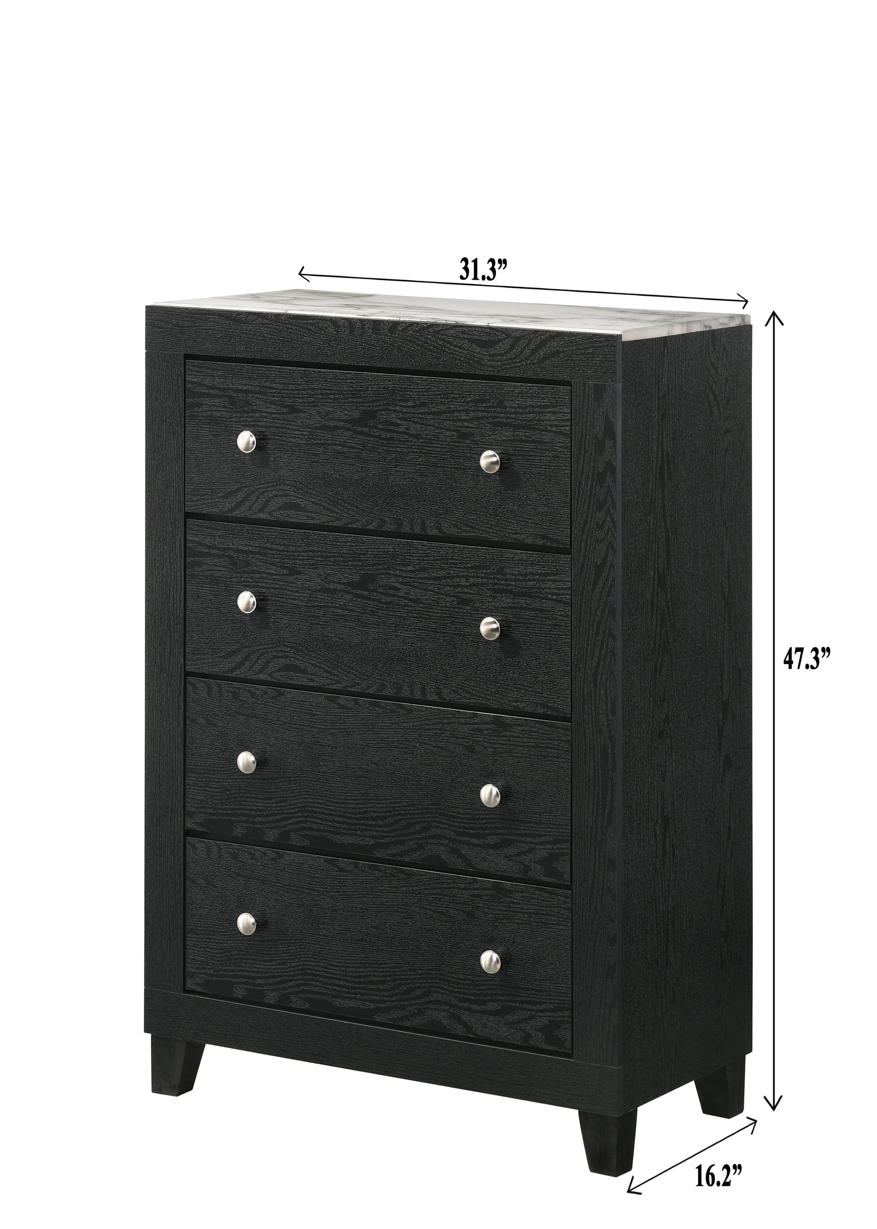 Cadence Black Panel Bedroom Set - Ornate Home