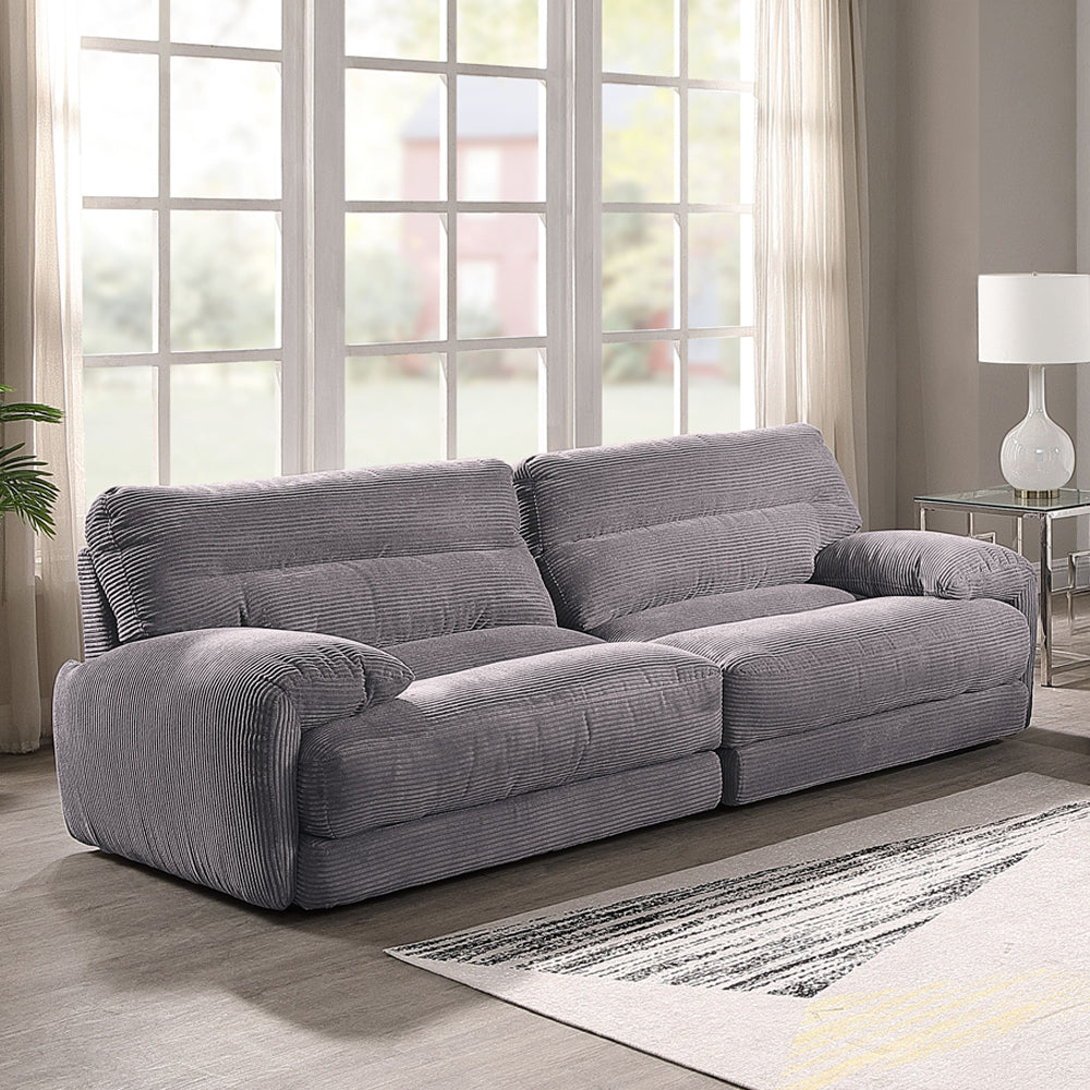 Cadenza Gray Loveseat - Ornate Home