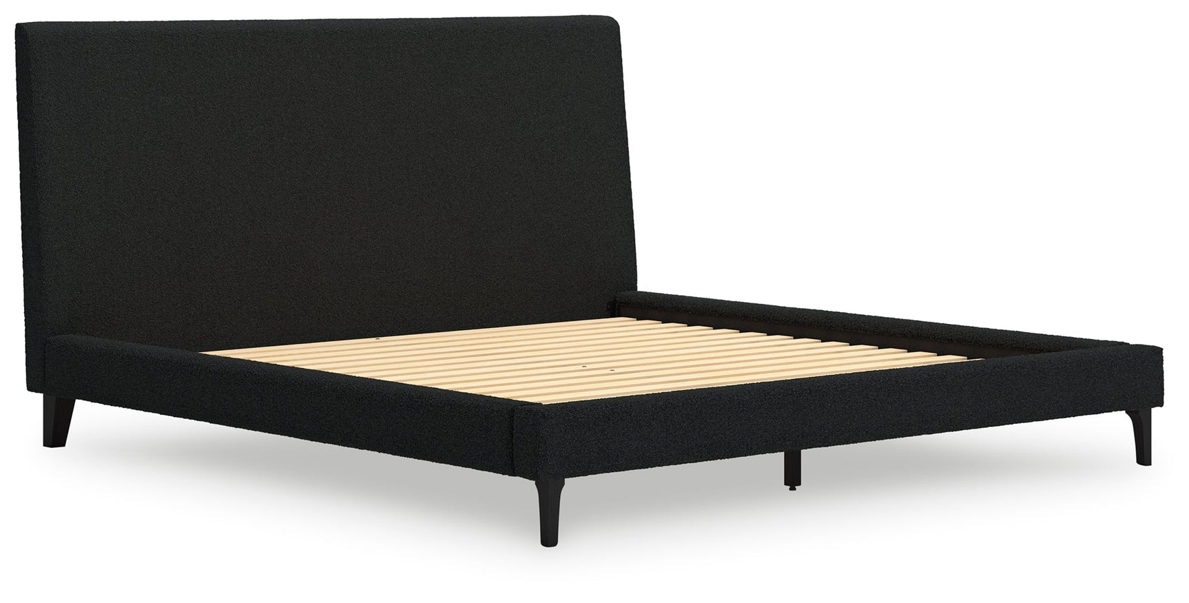 Cadmori Black King Bed w/Roll Slats (Online Special Price) - Ornate Home