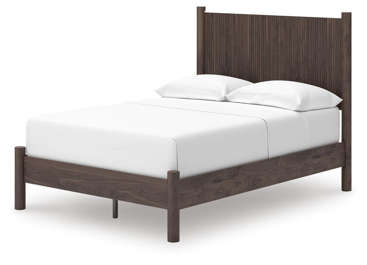 Cadmori Brown Full Panel Platform Bed (Online Special Price) - Ornate Home