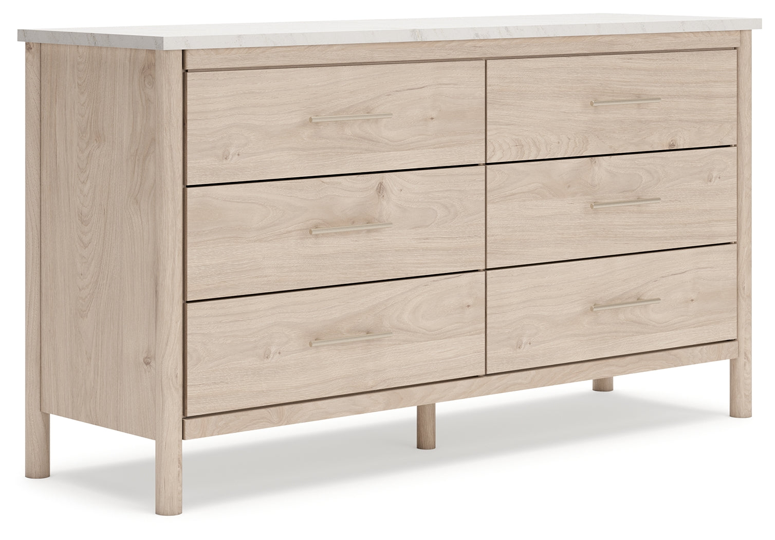 Cadmori Tan King Panel Bedroom Set with Dresser and 2 Nightstands (Online Special Price) - Ornate Home