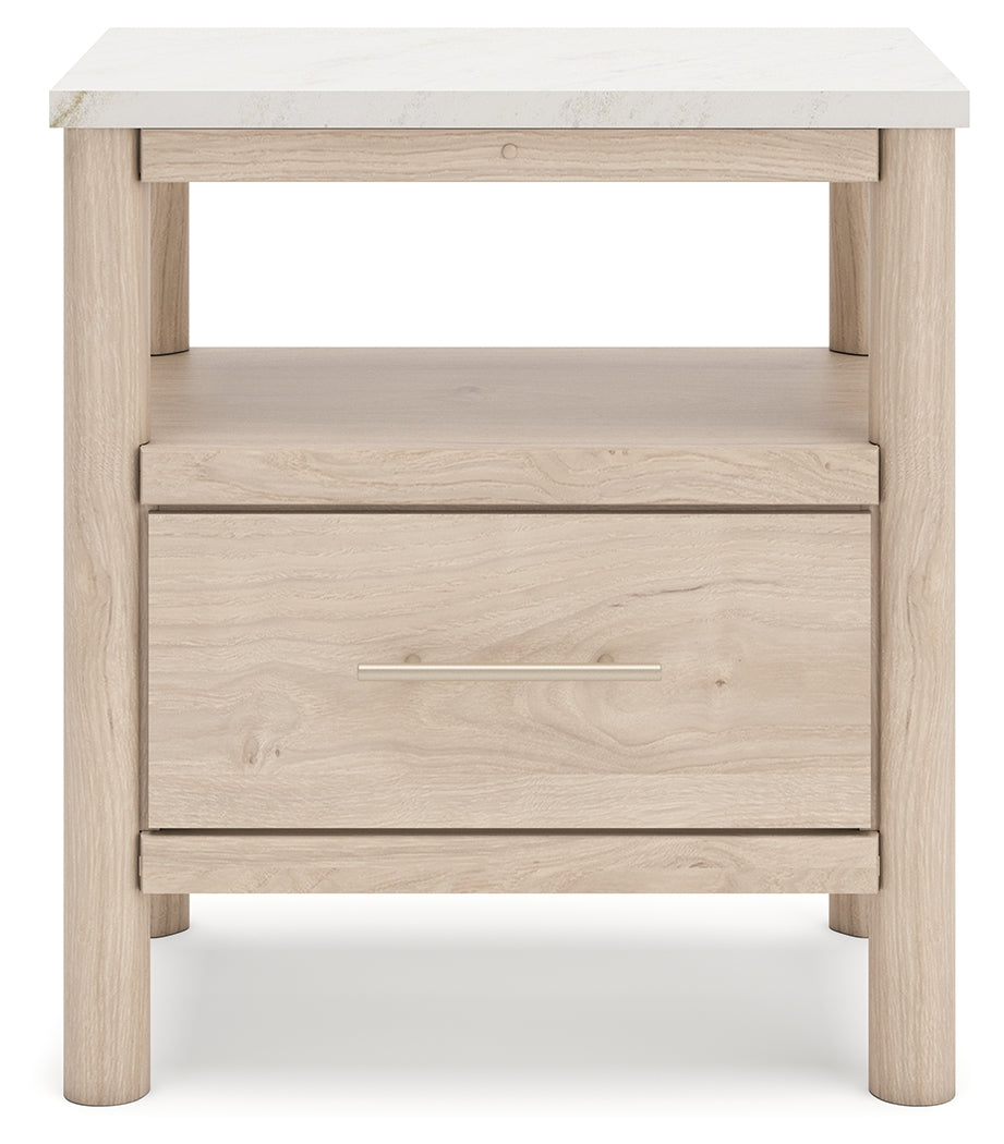 Cadmori Tan Queen Panel Bedroom Set with Dresser and 2 Nightstands (Online Special Price) - Ornate Home