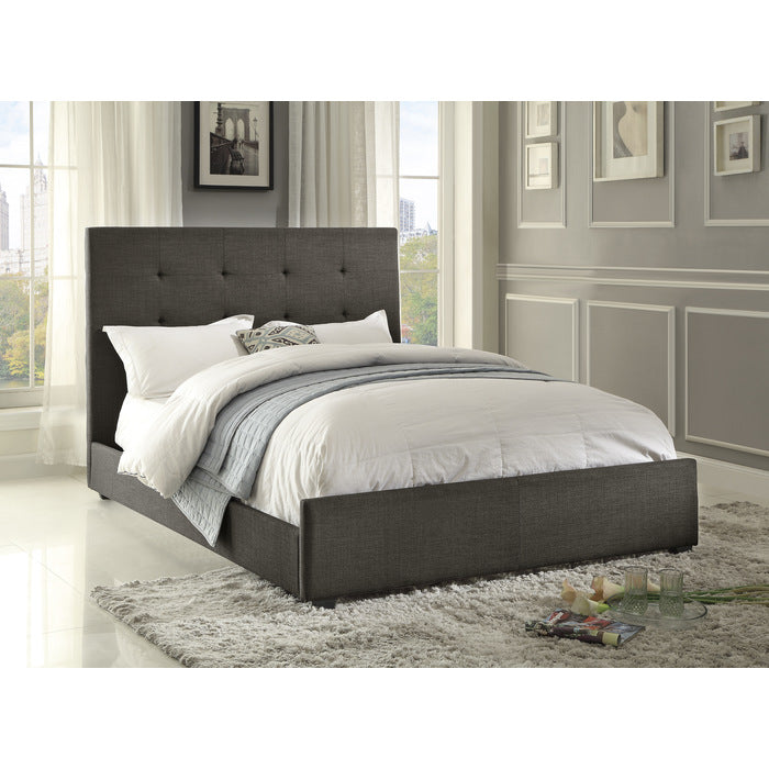 Cadmus Dark Gray Eastern King Bed - Ornate Home
