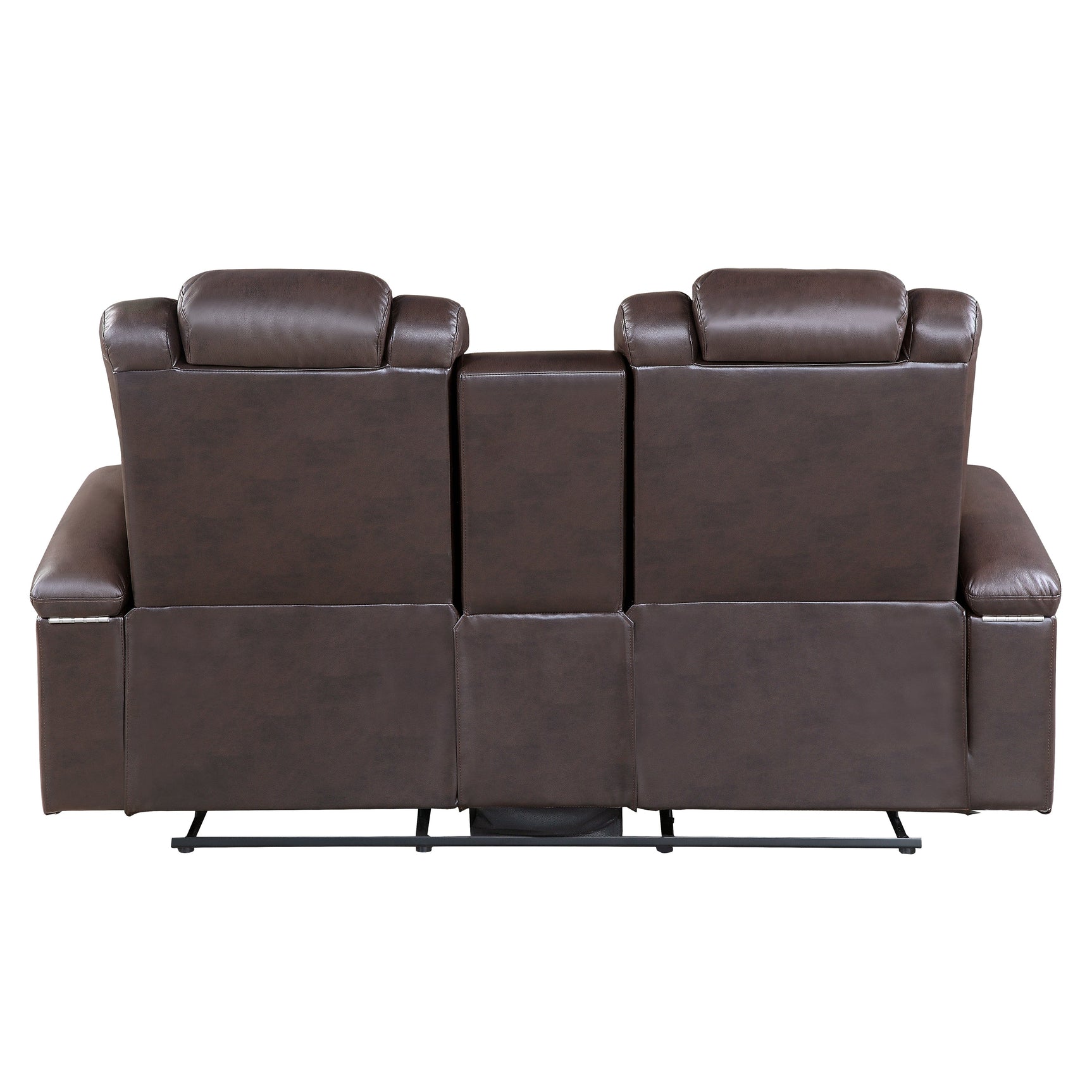 Caelan Brown Power Double Reclining Loveseat - Ornate Home
