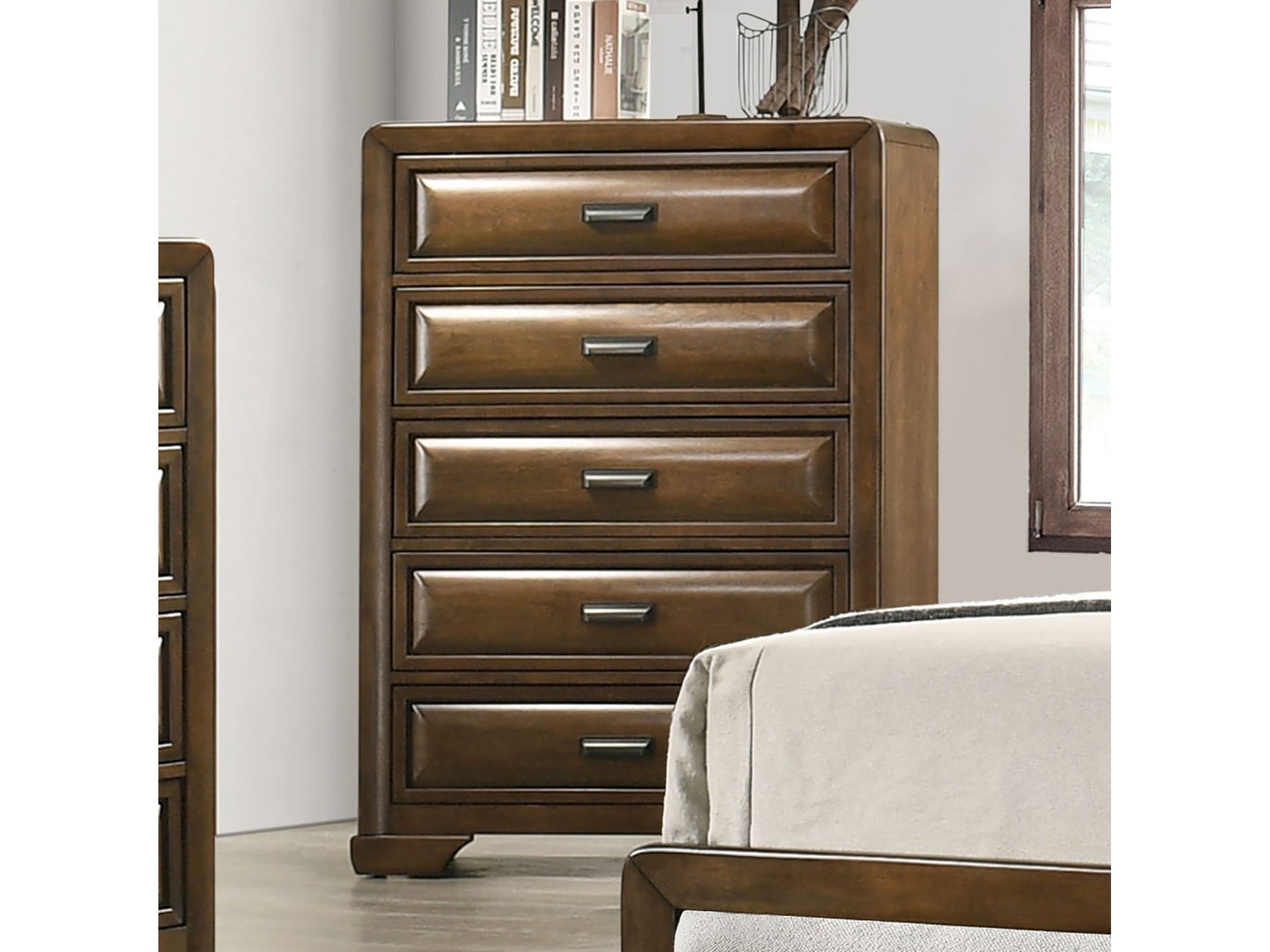 Caerwys Brown Chest - Ornate Home