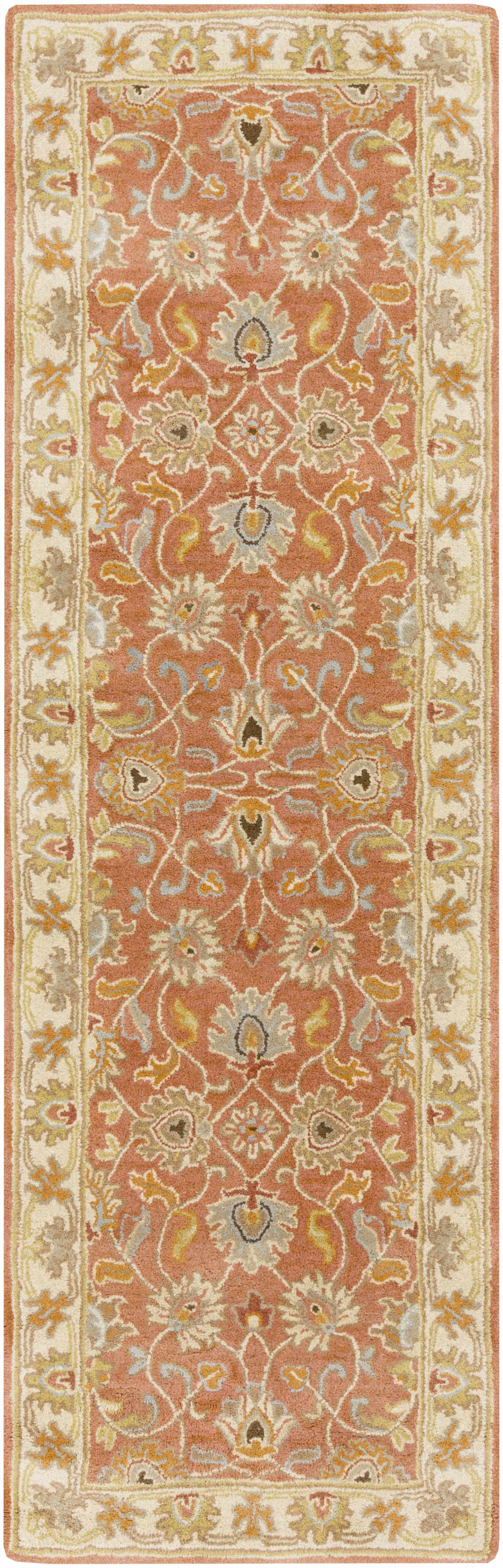Caesar Hand Tufted Burnt Orange 1124 Wool Carpet - Ornate Home