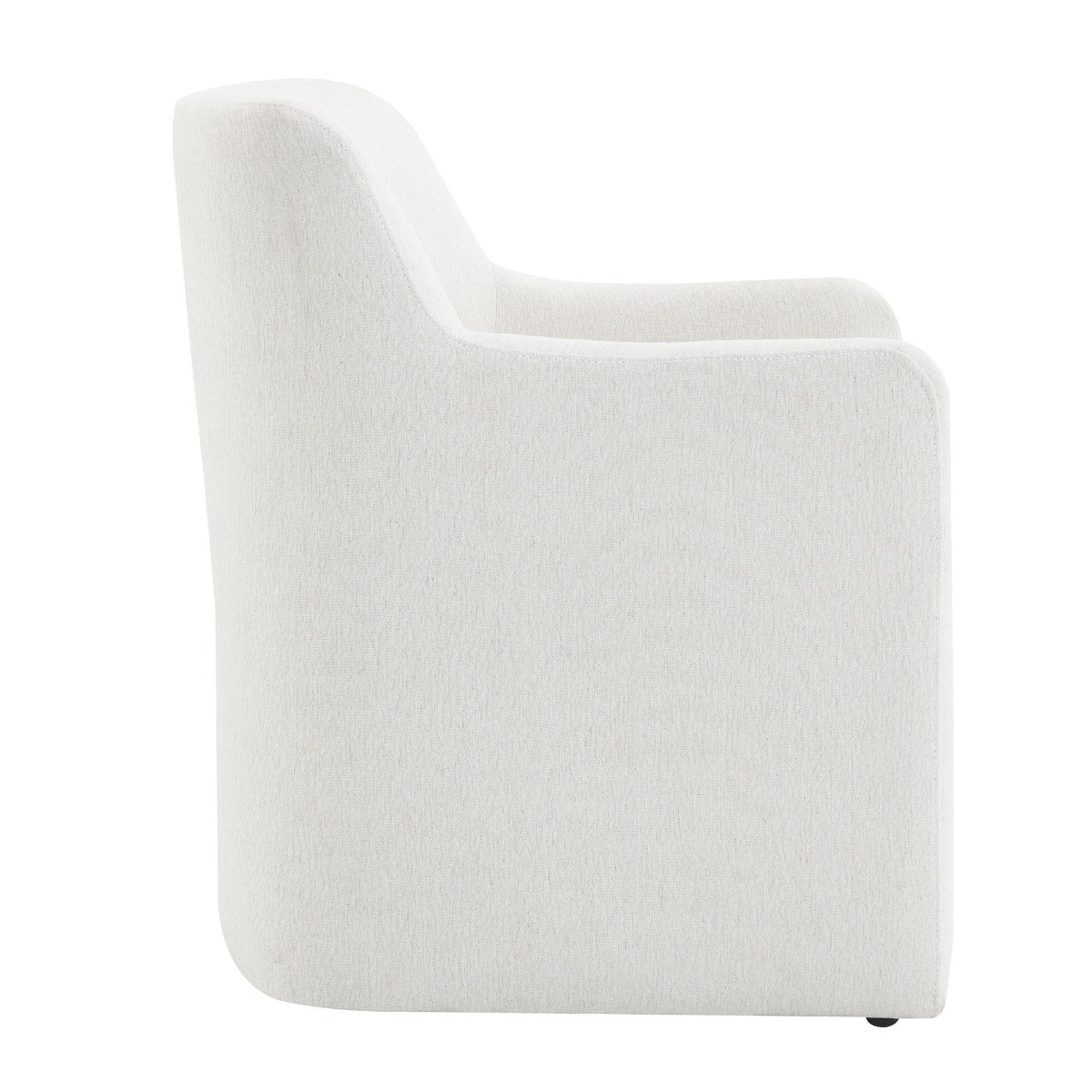 Cafell Cream Arm Chair w/Swivel Casters - Ornate Home