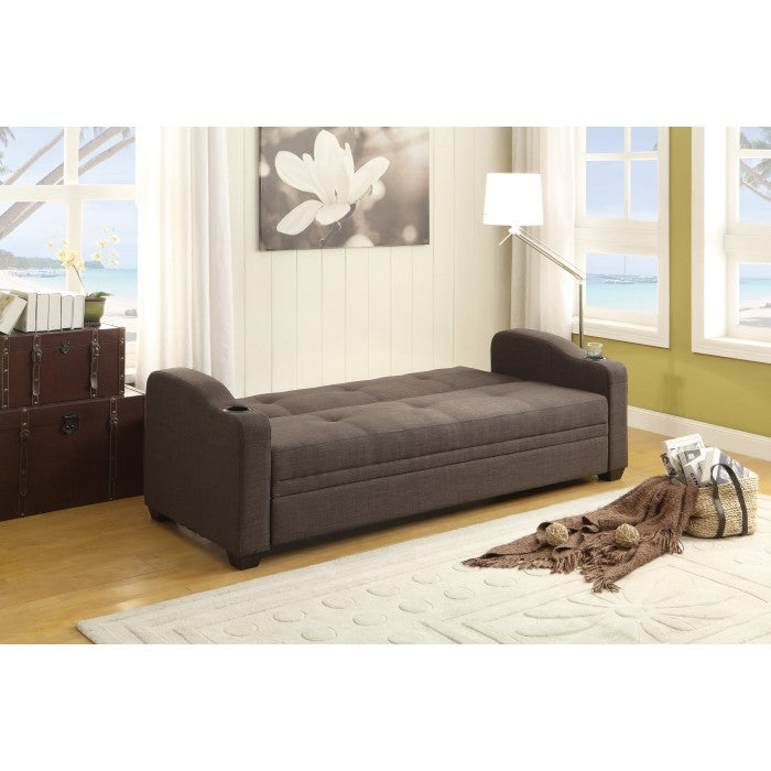 Caffery Brown Elegant Sofa - Ornate Home