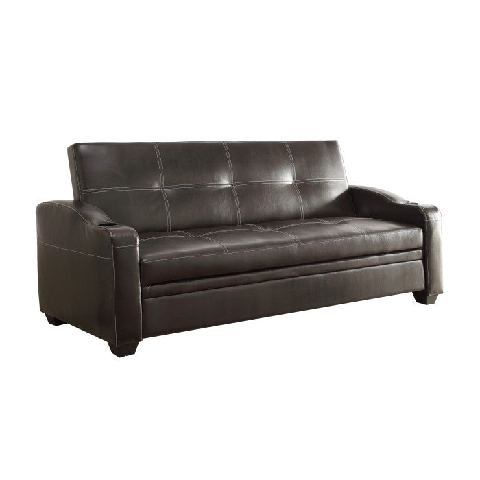 Caffery Brown Elegant Sofa - Ornate Home