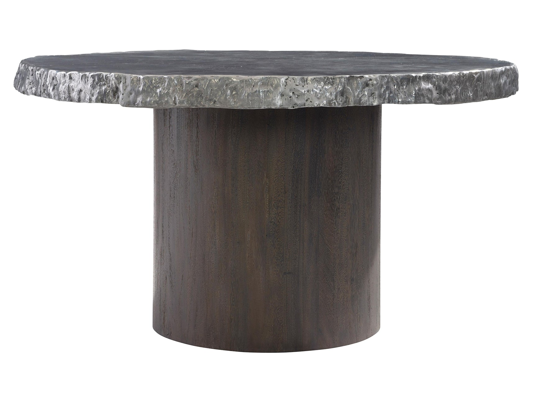 Cahill Reclaimed Aluminum/Grey Brown Dining Table - Ornate Home