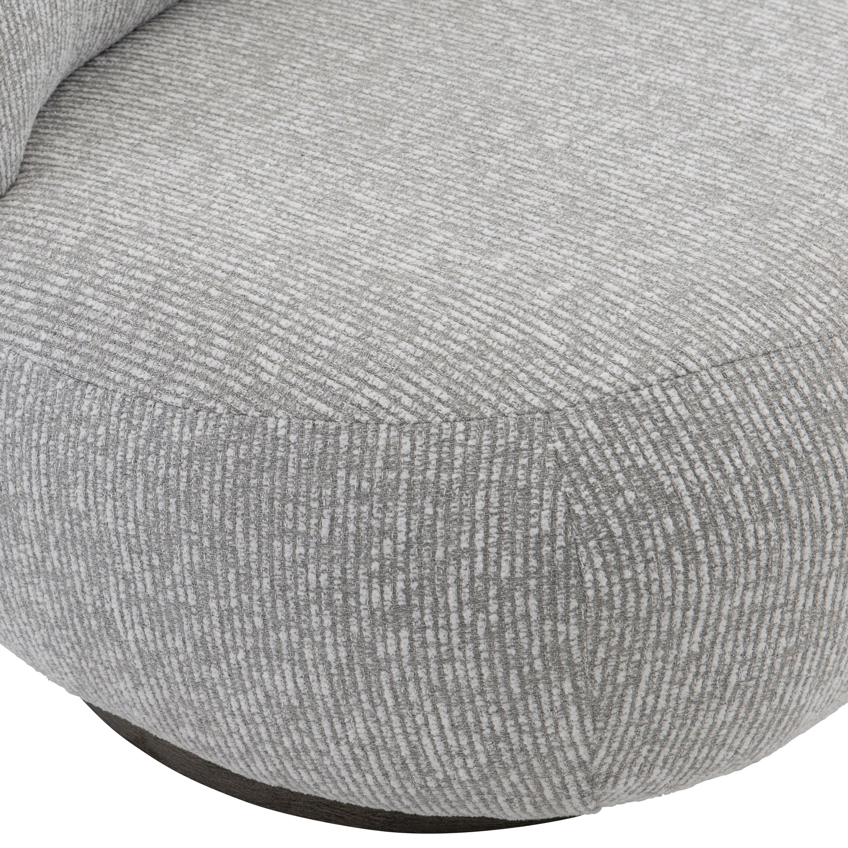 Caicos Weathered Teak/Grey Outdoor Swivel Chair - Ornate Home