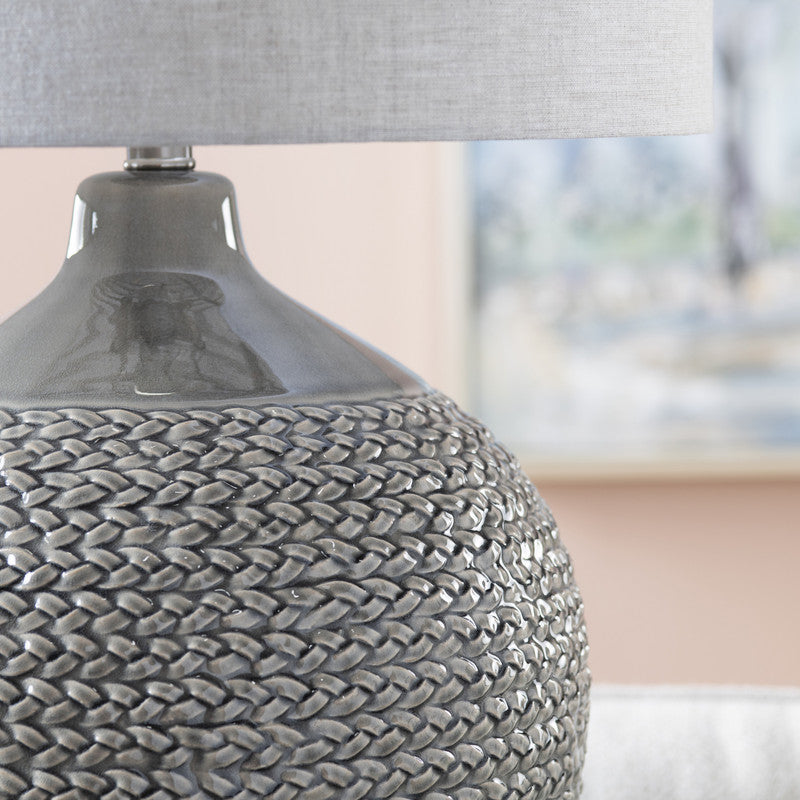 Cairo Grey Table Lamp - Ornate Home