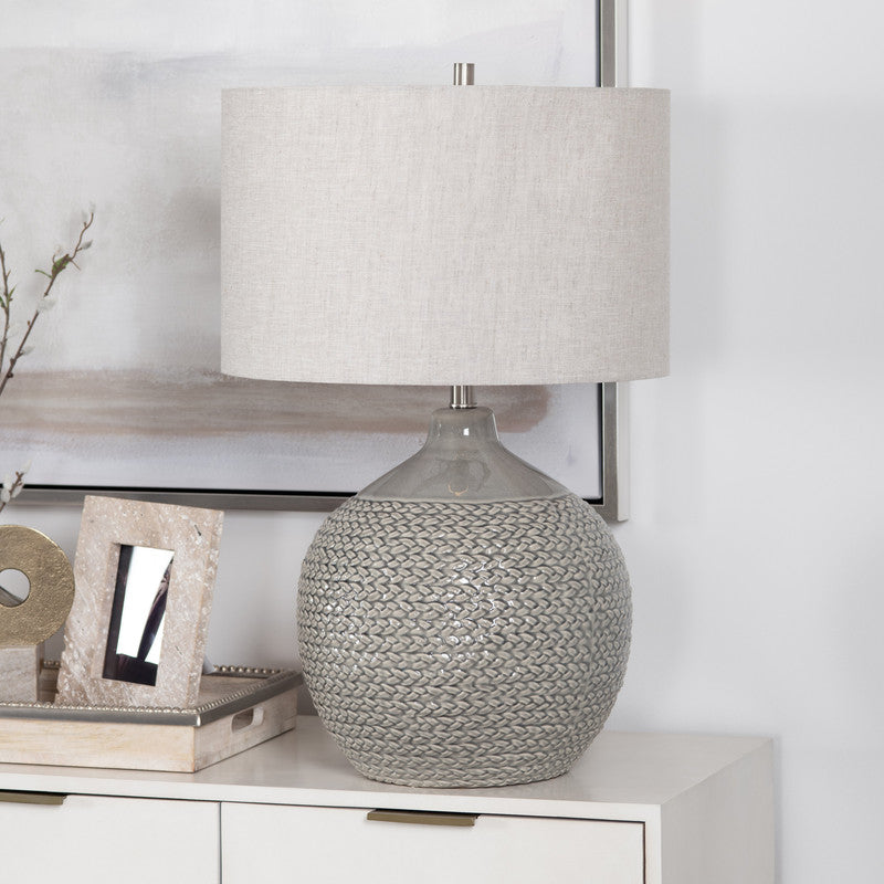 Cairo Grey Table Lamp - Ornate Home