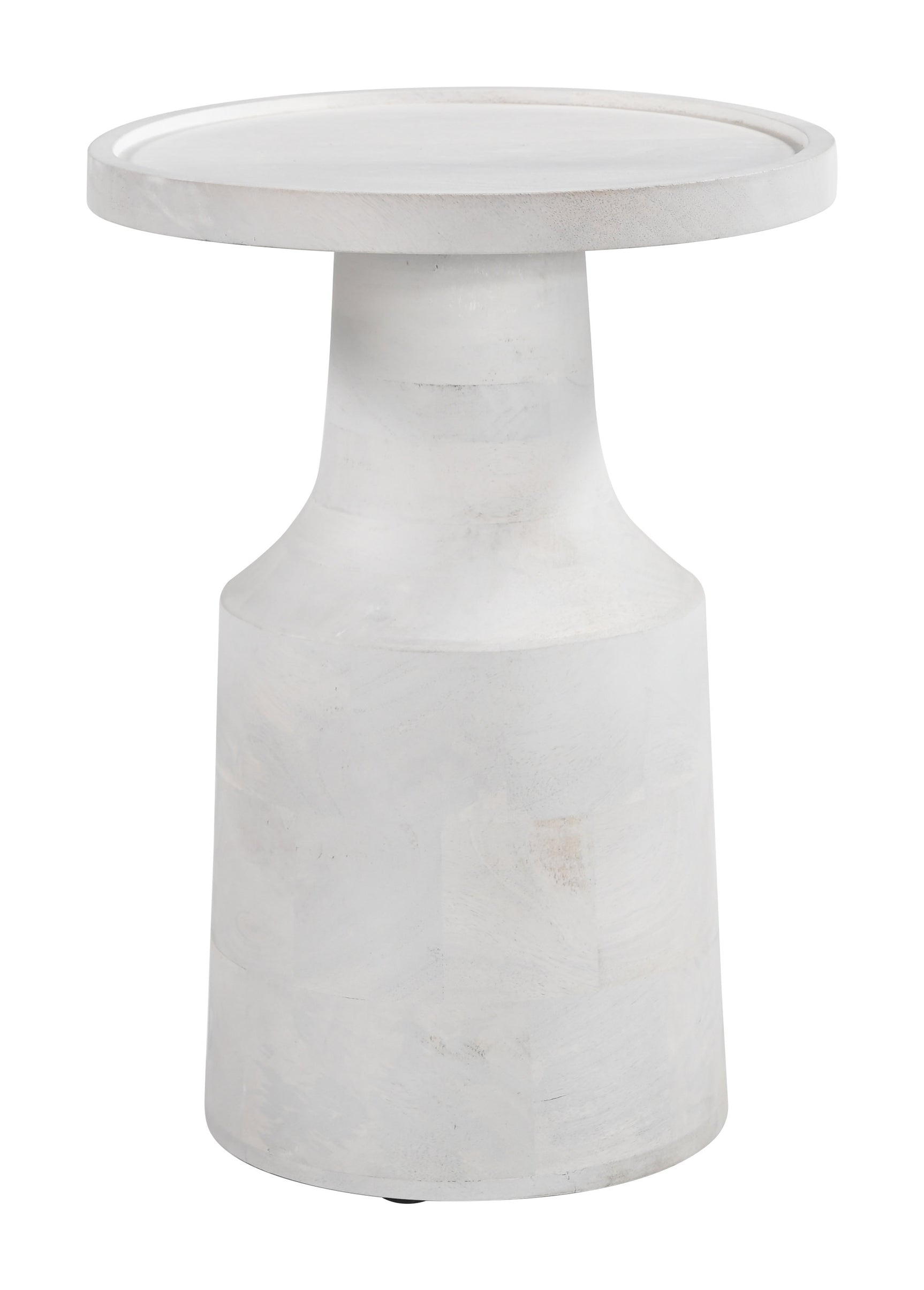Cala White Side Table - Ornate Home