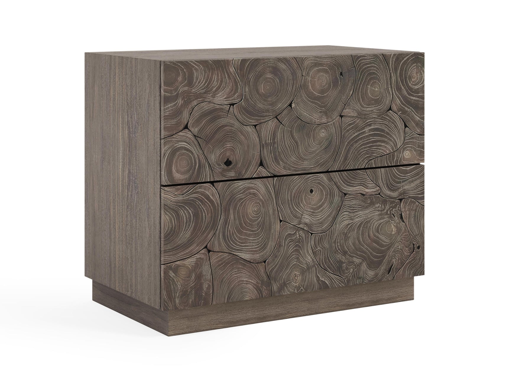 Calavaras Smoked Truffle Nightstand - Ornate Home