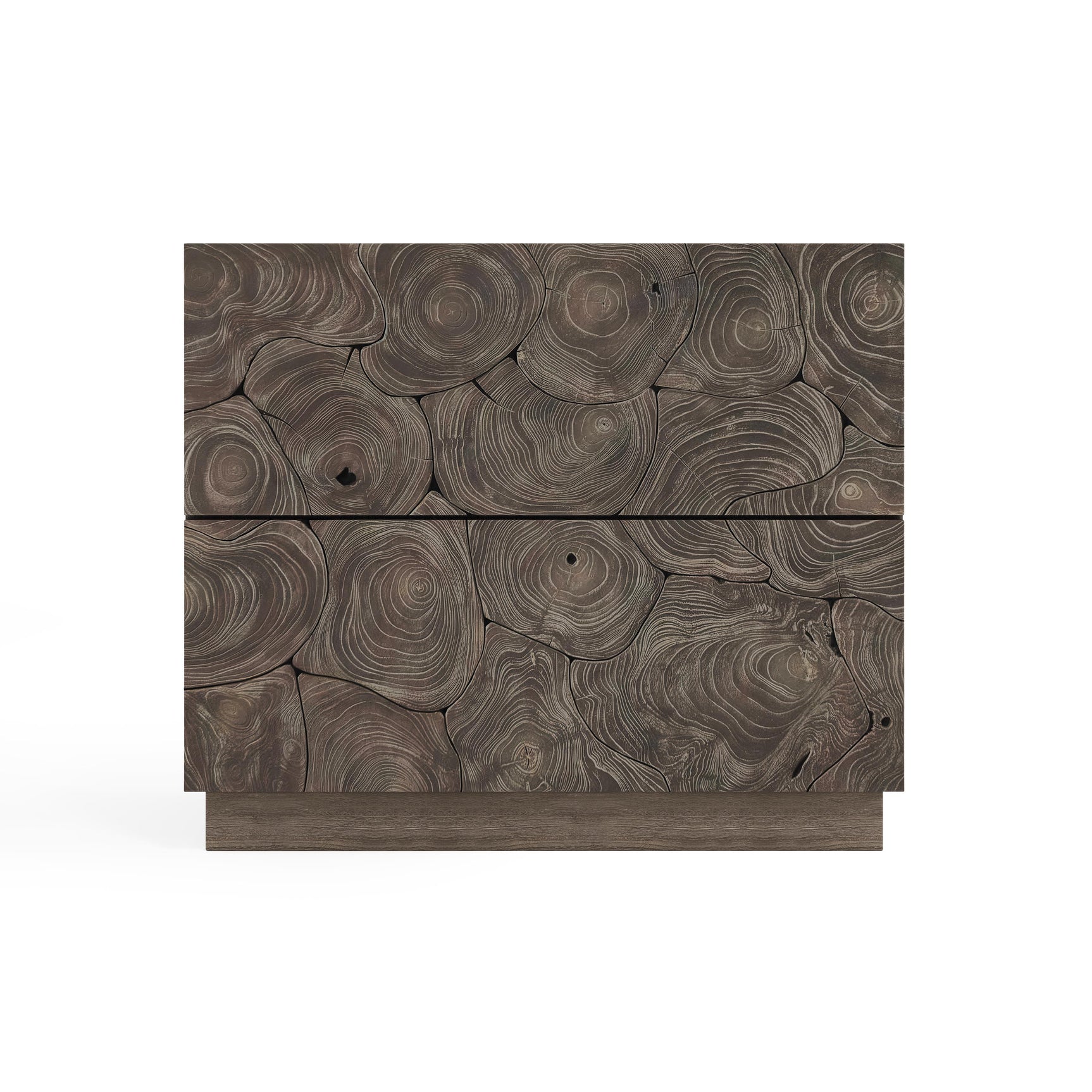 Calavaras Smoked Truffle Nightstand - Ornate Home