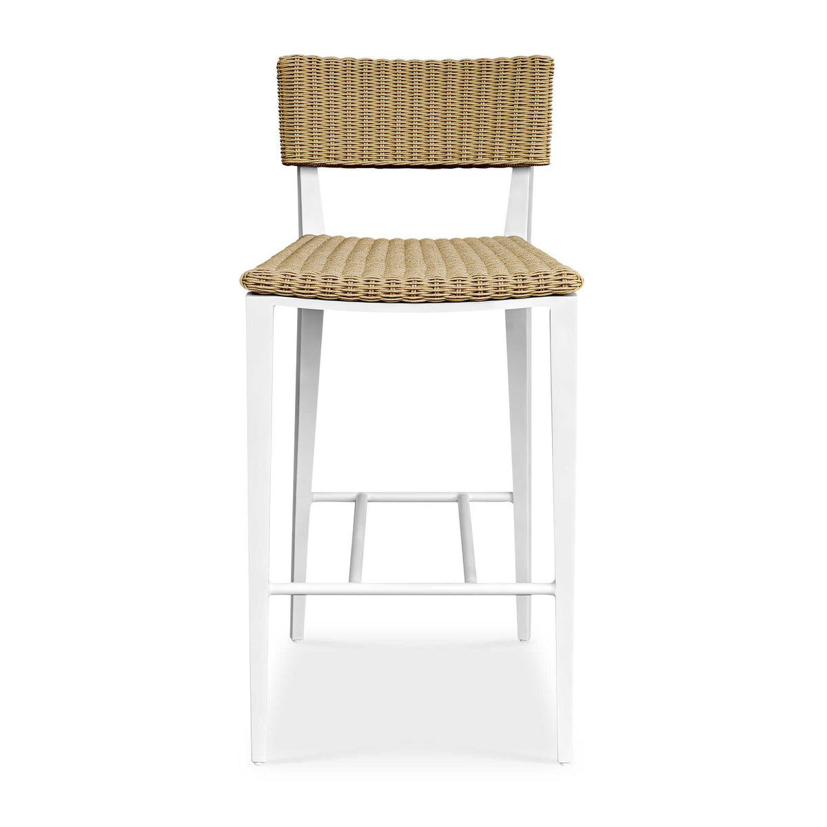 Calbas White Outdoor Bar Stool - Ornate Home