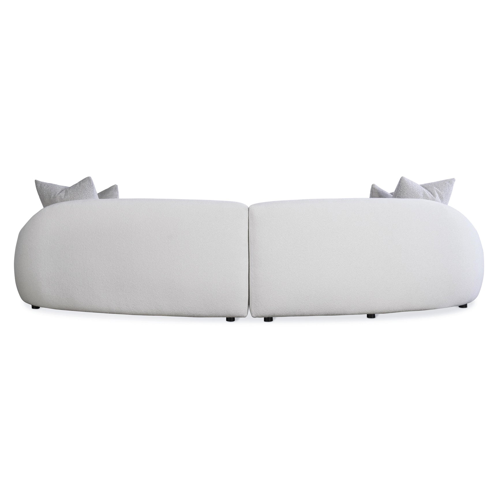 Calder White/Cream Fabric Sectional - Ornate Home