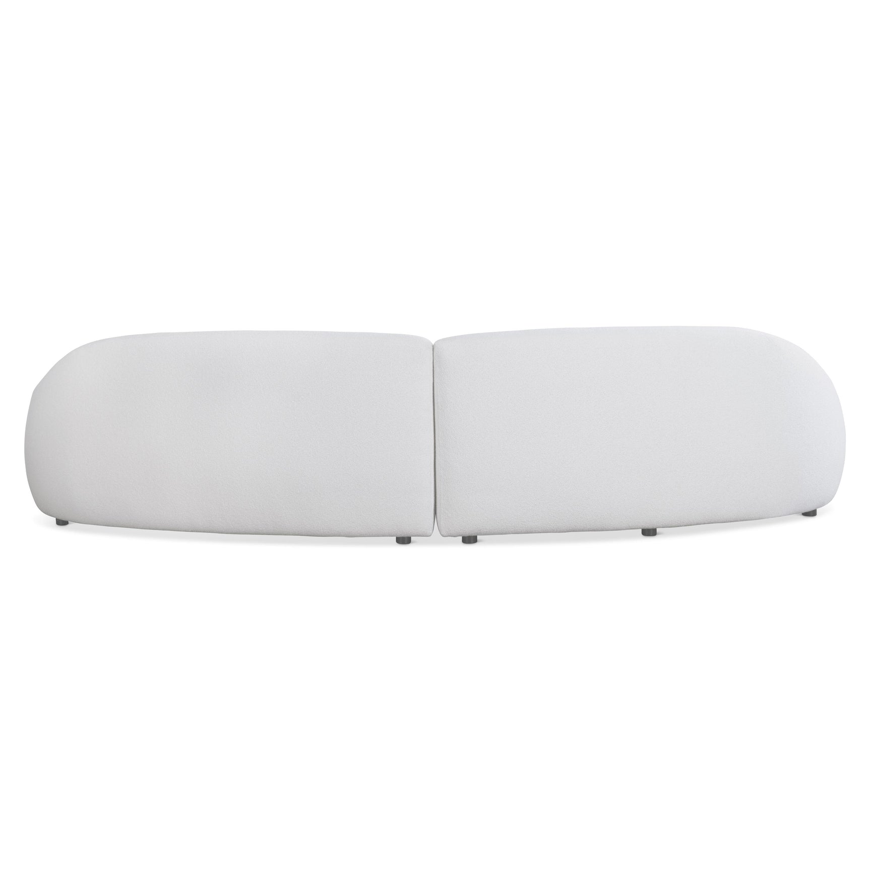 Calder White/Cream Fabric Sectional - Ornate Home