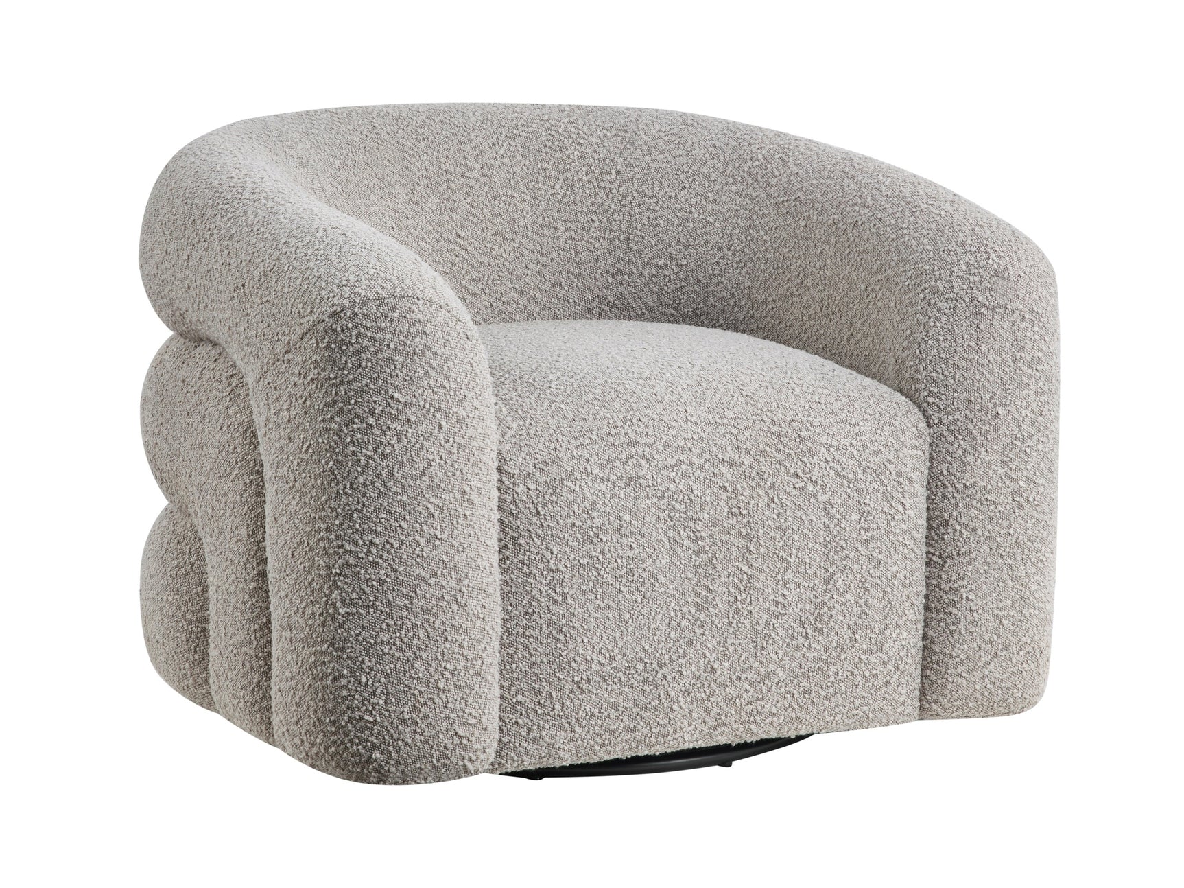 Caldera Gray Swivel Chair - Ornate Home