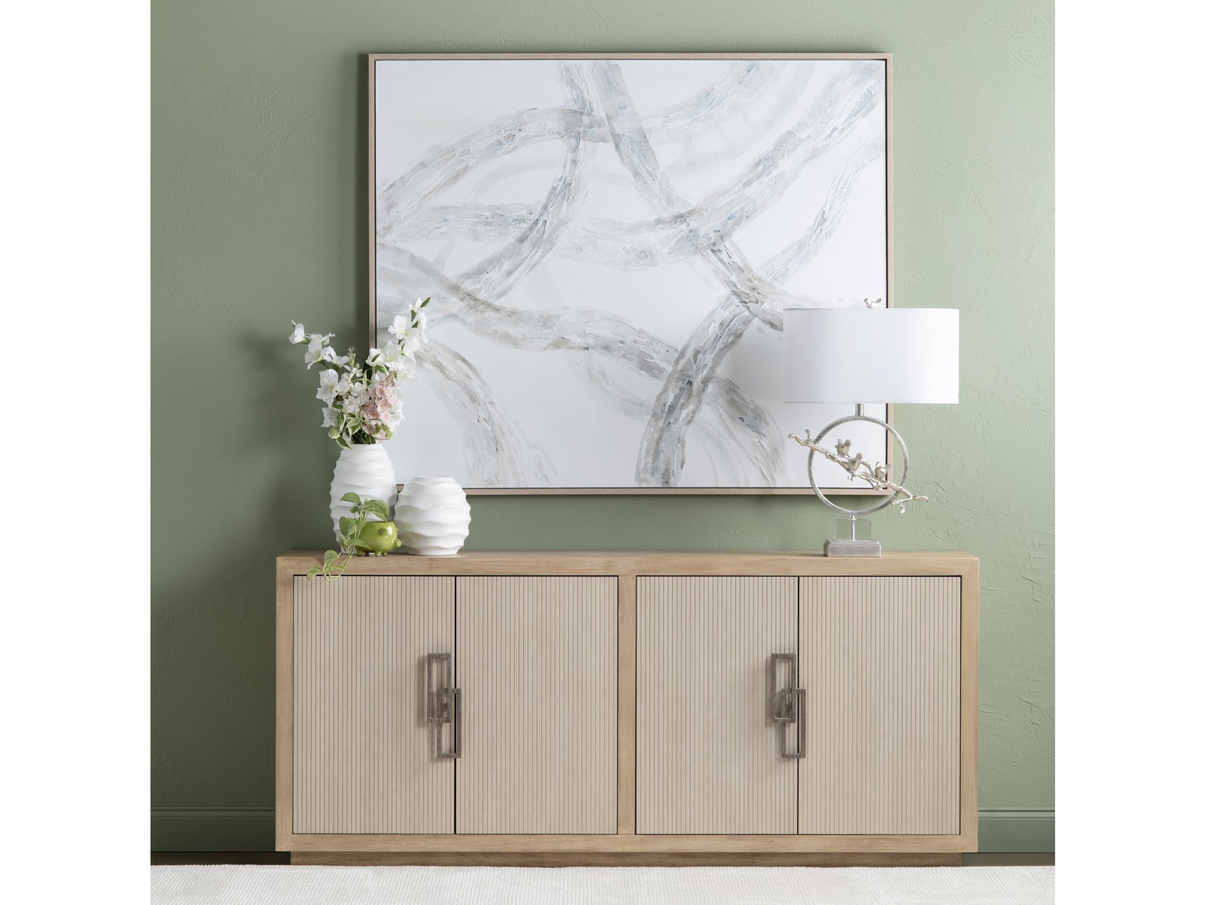 Caldwell Brown/White Canvas