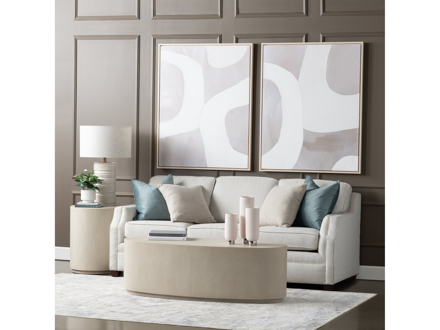 Caldwell Natural/White Canvas